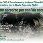 Corso Primo Soccorso per Cani da caccia – Borgo San Siro (PV) – 7 settembre 2024